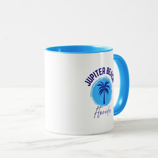 Jupiter Beach Florida Coffee Mug マグカップ (正面右)