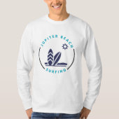 Jupiter Beach Florida Surfing T-Shirt Tシャツ (正面)