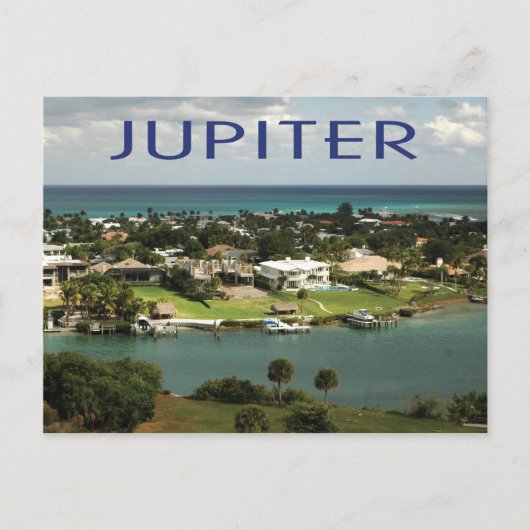Jupiter, Florida風光明媚な写真 ポストカード (正面)