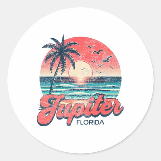 Jupiter Florida _1  ラウンドシール (正面)