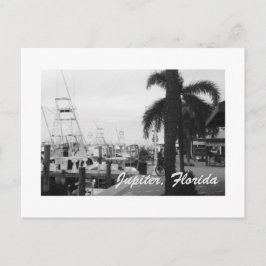 Jupiter, Florida Boat波止場写真はがき ポストカード