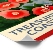 Jupiter Florida Travel Poster New Palm Beach ポスター (角)