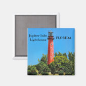 Jupiter Inlet Light house, Florida Magnet マグネット (正面/裏面)