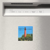 Jupiter Inlet Light house, Florida Magnet マグネット (インサイチュ (食洗機))