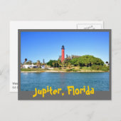 Jupiter Inlet Light house in Jupiter,フロリダ ポストカード (正面/裏面)