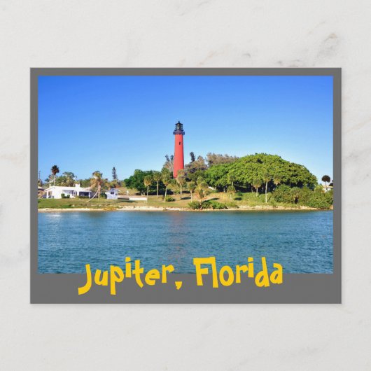 Jupiter Inlet Light house in Jupiter,フロリダ ポストカード (正面)