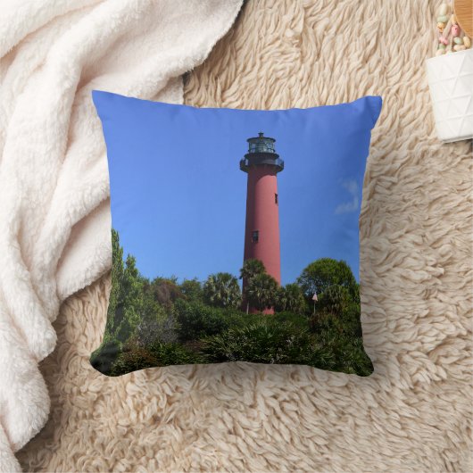 Jupiter Light house写真 クッション (ブランケット)