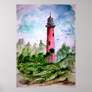 jupiter_lighthouse ポスター