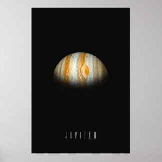 Jupiter-The Gas Giant King with the Great Red Spot ポスター