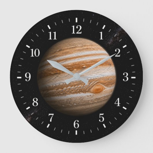 Jupiter Watch 2026 Version ラージ壁時計 (正面)