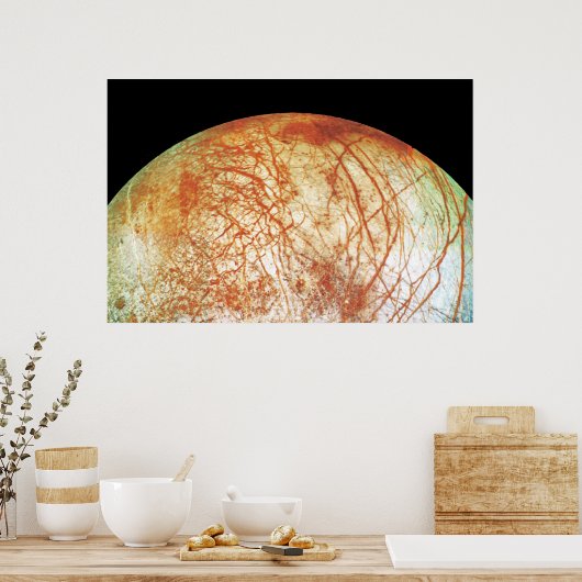 Jupiter's Moon Europa ポスター (キッチン)