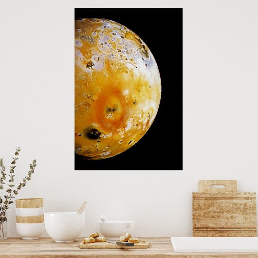 Jupiter's Moon Io ポスター (キッチン)