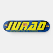 JURAD JMT BARB 7 3/4"スケートボードデッキ スケートボード (横)