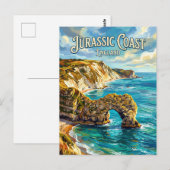 Jurassic Coast England ポストカード (正面/裏面)