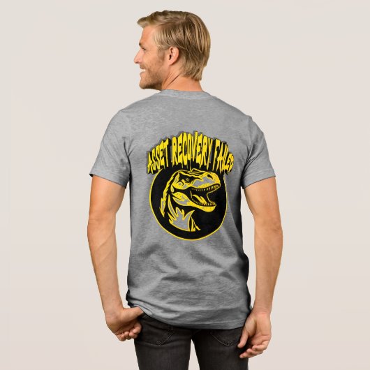 Jurassic Dinosaur T-Rex Tee トライブレンドTシャツ (フル背面)