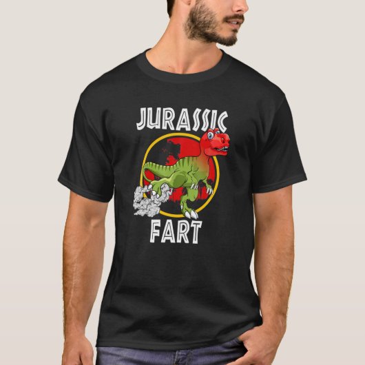 Jurassic Fart - Funny Trex Farting Tシャツ (正面)