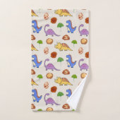 Jurassic Joy Dinosaurs Bath Towel Set バスタオルセット (ハンドタオル)