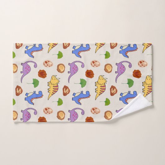 Jurassic Joy Dinosaurs Bath Towel Set バスタオルセット (ハンドタオル)