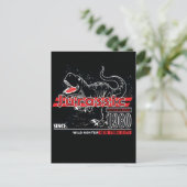 Jurassic typography for print t shirt vector シーズンポストカード (スタンド正面)