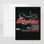 Jurassic typography for print t shirt vector シーズンポストカード (正面/裏面)