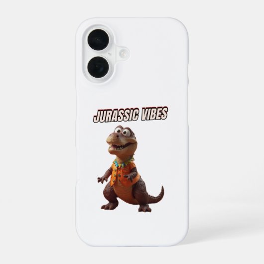 Jurassic Vibes iPhone 16ケース (裏面)