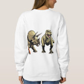 🦕 Jurassic Warriors - Dino Combat T-Shirt スウェットシャツ (裏面)