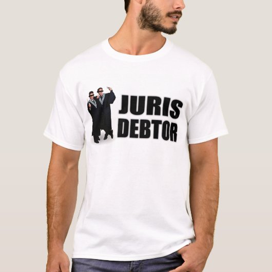 "Juris債務者"のTシャツ及び服装 Tシャツ (正面)