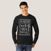 Juror One 最高の仕事 Tシャツ (正面フル)
