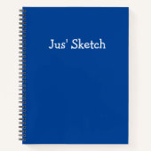 Jusスケッチ可愛いガーリーおもしろいスケッチアート ノートブック (正面)