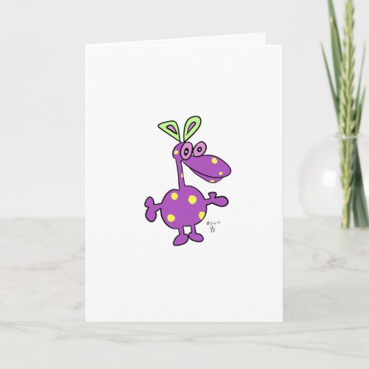 Justことわざハイグリーティングカード サンキューカード (正面)