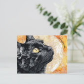 Justことわざハローキャットポストカード ポストカード (スタンド正面)