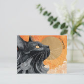 Justことわざハローキャットポストカード ポストカード (スタンド正面)