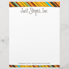 JustストライプカスタムLetterhead レターヘッド
