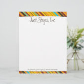 JustストライプカスタムLetterhead レターヘッド (スタンド正面)