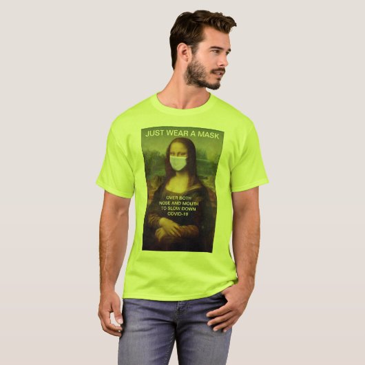 JUST衣服A MASK Mona Lisa High Visibility Tシャツ (正面フル)