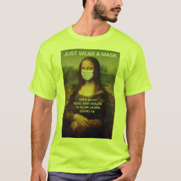 JUST衣服A MASK Mona Lisa High Visibility Tシャツ