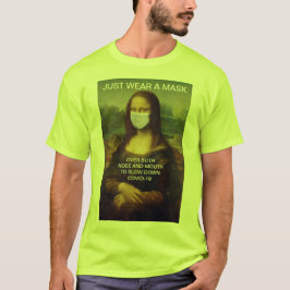 JUST衣服A MASK Mona Lisa High Visibility Tシャツ
