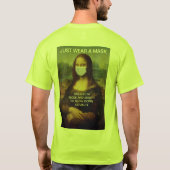 JUST衣服A MASK Mona Lisa High Visibility Tシャツ (裏面)