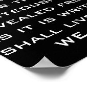 「JUST」ポスター ポスター (角)