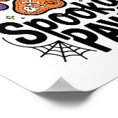 Just 不気味 Paw PNG, Dog Halloween ポスター (角)