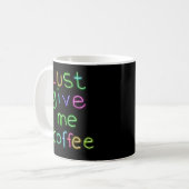 Just 与え Me Coffee コーヒーマグカップ (正面左)