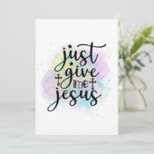 Just 与え Me Jesus Christian Assuming Flat Card (スタンド正面)