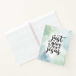 Just 与え Me Jesus Christian Assumve Song ノートブック