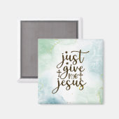 Just 与え Me Jesus Christian Assumve Song マグネット (正面/裏面)
