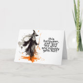 Just 与え Me Wine Halloween カード (正面)