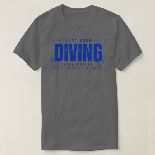 Just 保 Diving Every  Breathはアドベンチャークラブ Tシャツ (デザイン正面)
