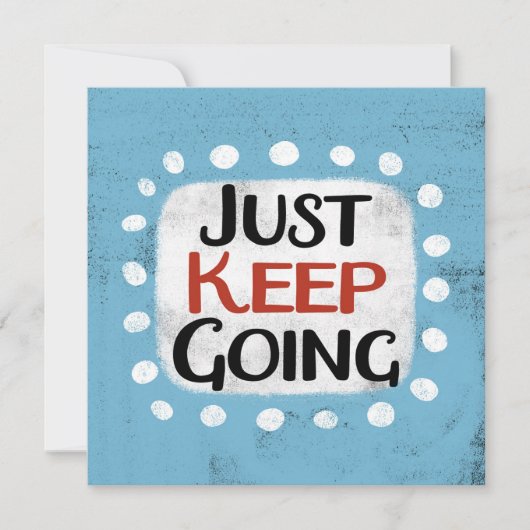 Just 保 Going Greeting Card カード (正面)