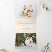 Just 信じ Water芸術的 colorフローラ写真 三つ折りクリスマスカード (内部)