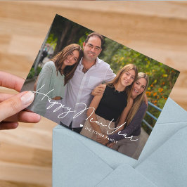 Just 書 Happy New Yearフォトカード シーズンカード