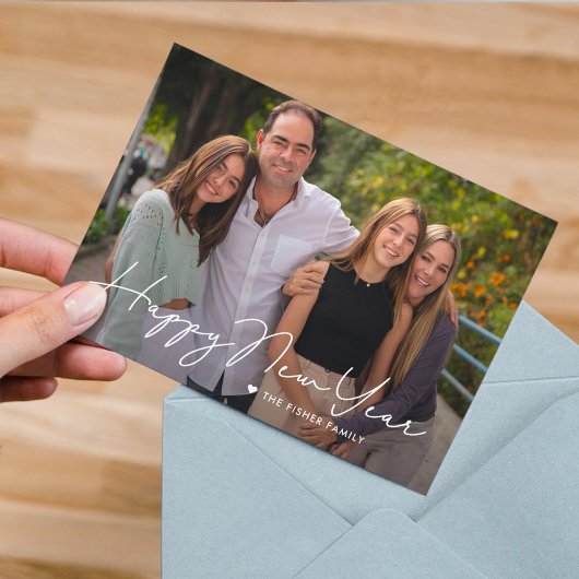 Just 書 Happy New Yearフォトカード シーズンカード